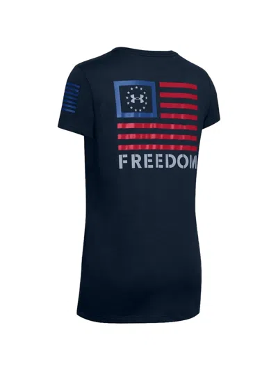Under Armour Banner T-shirt In Blue