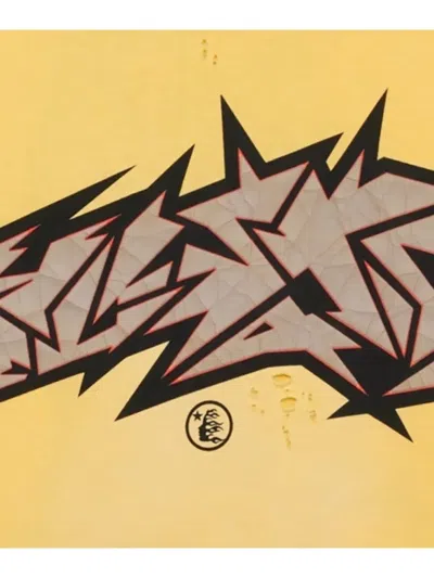 Hellstar Printed T-shirt In Yellow