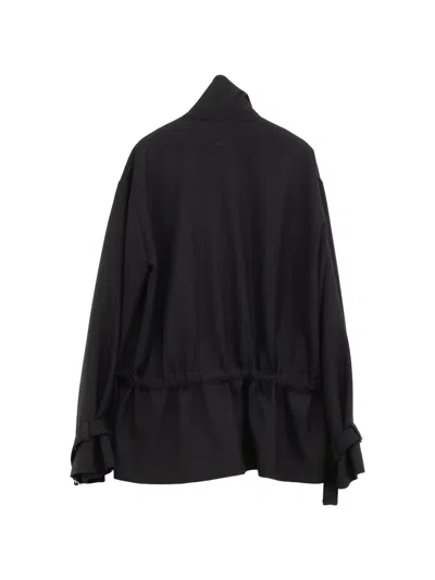 Loewe Pocket Drawstring Jacket In Black