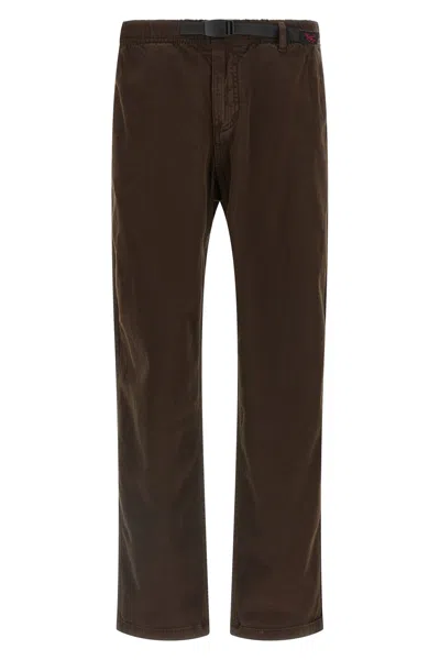Gramicci Tailored Pants Featuring Belt Loops And Pockets In Brown