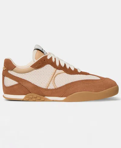 Kate Spade Drift Panelled Lace-up Sneakers In Brown