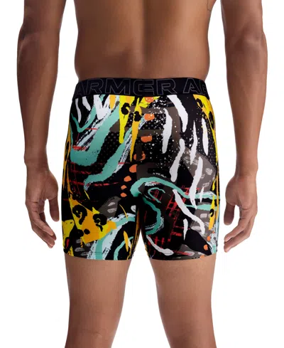 Under Armour Men's Performance Tech Boxer Briefs In Multi