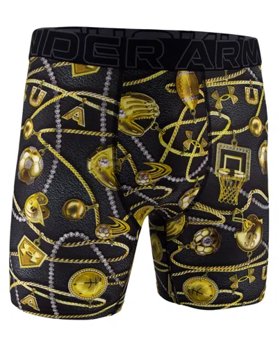 Under Armour Men's Performance Tech Boxer Briefs In Black