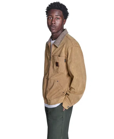 Converse Essential Zip Jacket In Brown