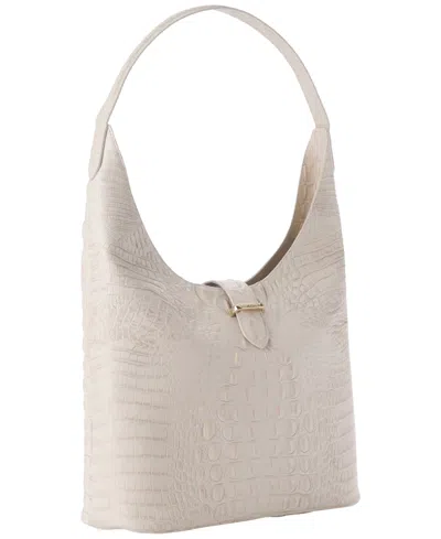 Brahmin Gwynne Medium Shoulder Bag In White