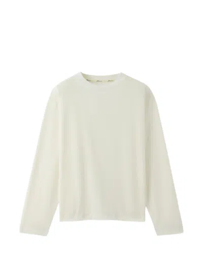 Jacquemus Long-sleeved T-shirt In White