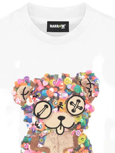 Barrow Embroidered T-shirt In White