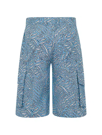 Missoni Patterned Cargo Shorts In Multi