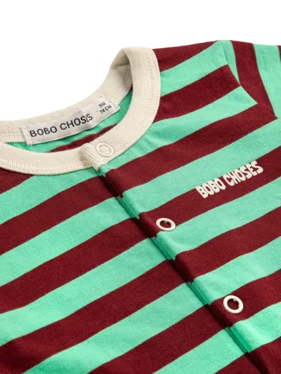 Bobo Choses Striped Romper In Multi