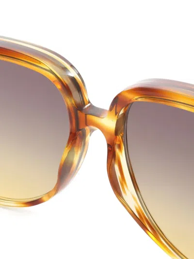 Pre-owned Celine 2020s Oversized Sunglasses In Brown