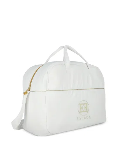 Escada Logo-detail Changing Bag In White
