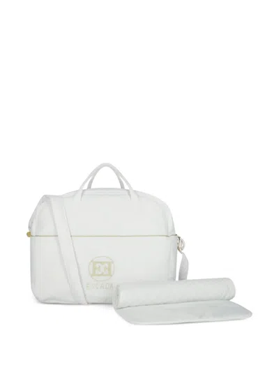 Escada Logo-detail Changing Bag In White
