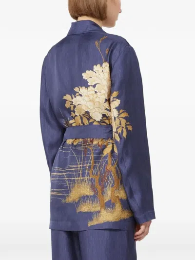 Max Mara Studio Msetunica Jacket Navy In Blue
