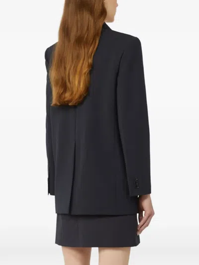 Weekend Max Mara Eloce Double-breasted Blazer In Black