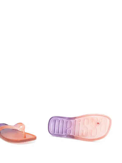 Melissa Beachware Gradient Flip Flops In Multi