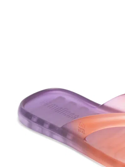 Melissa Beachware Gradient Flip Flops In Multi