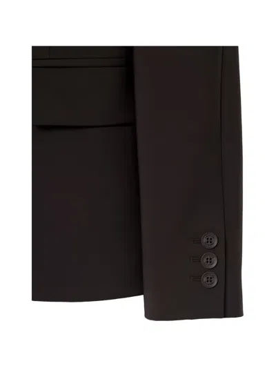 Lacoste Logo-patch Blazer In Brown