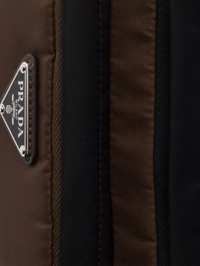 Prada Re-nylon Pouch In Black
