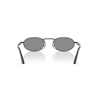 Persol 55mm Rectangular Sunglasses In Black