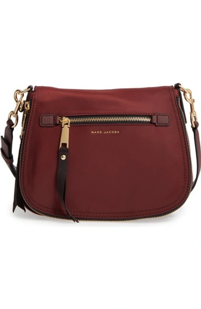 Shop Marc Jacobs Trooper Nomad Nylon Saddle Bag In Chianti