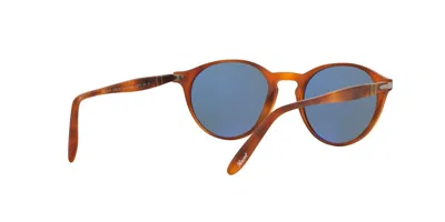 Persol Round Frame Sunglasses In Red