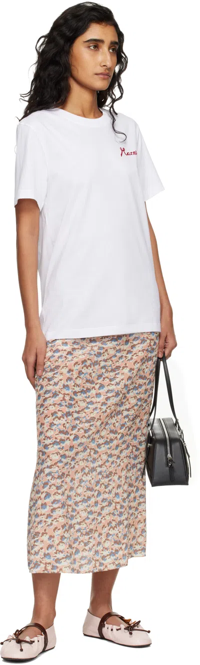Marni Cotton Logo-print Short-sleeve T-shirt In Black