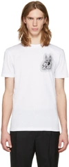 MCQ BY ALEXANDER MCQUEEN White Bunny Be Here Now T-Shirt