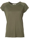 Nili Lotan Short Sleeved T-shirt In Green