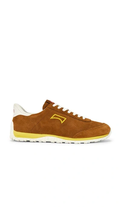 Camper Drift Walk Suede Trainers In Brown