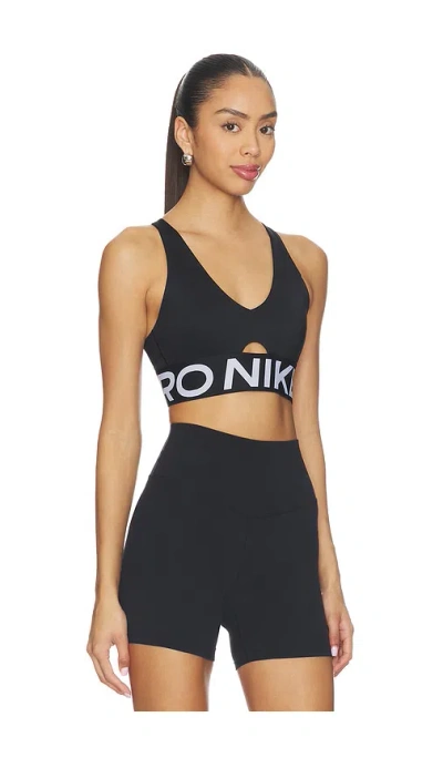 Nike Dri-fit Cutout Racerback Sports Bra In Black