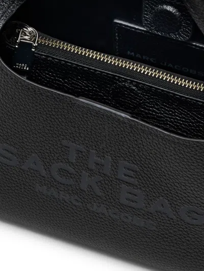 Marc Jacobs Womens Total Black The Mini Sack Leather Top-handle Bag In Black