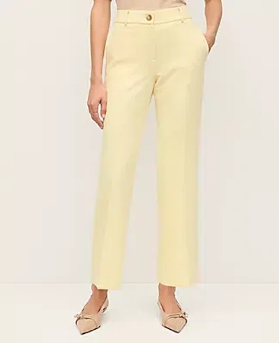 Ann Taylor The Petite Jayne Crop Trouser In Yellow