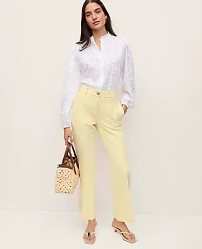 Ann Taylor The Petite Jayne Crop Trouser In Yellow
