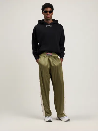 Palm Angels Classic Logo Over Hoodie In Black