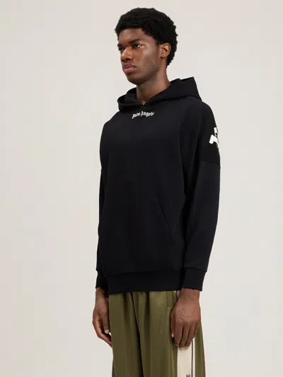 Palm Angels Classic Logo Over Hoodie In Black