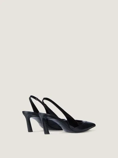 Givenchy Spiky Slingbacks In Leather In Multi