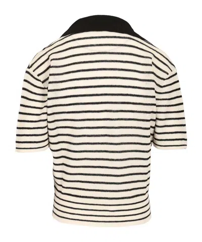 Barena Venezia Vibia Risada Knitwear White In White