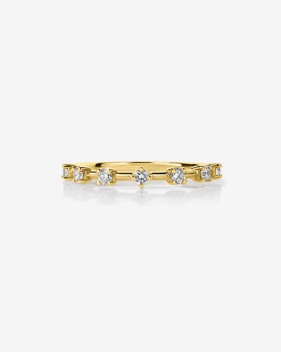 Ring Concierge Diamond Station Wedding Band In Gold