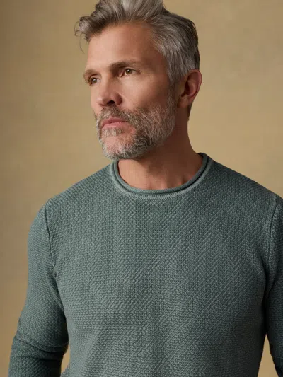 Faherty Sunwashed Dockside Sweater In Gray
