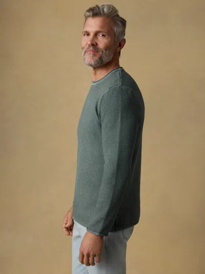 Faherty Sunwashed Dockside Sweater In Gray