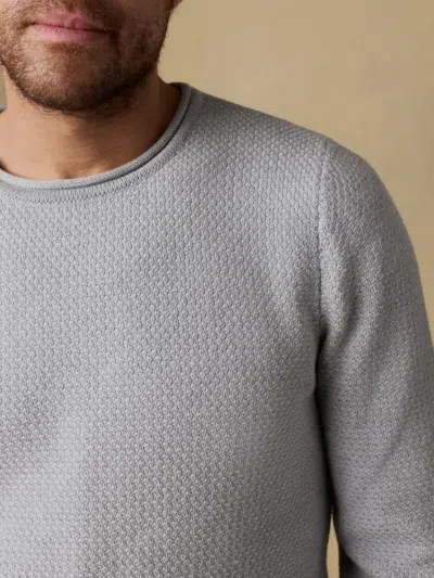 Faherty Sunwashed Dockside Sweater In Gray