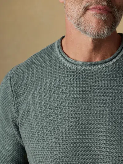 Faherty Sunwashed Dockside Sweater In Gray