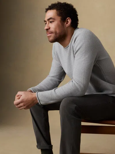 Faherty Sunwashed Dockside Sweater In Gray