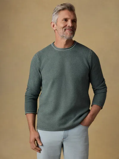 Faherty Sunwashed Dockside Sweater In Gray