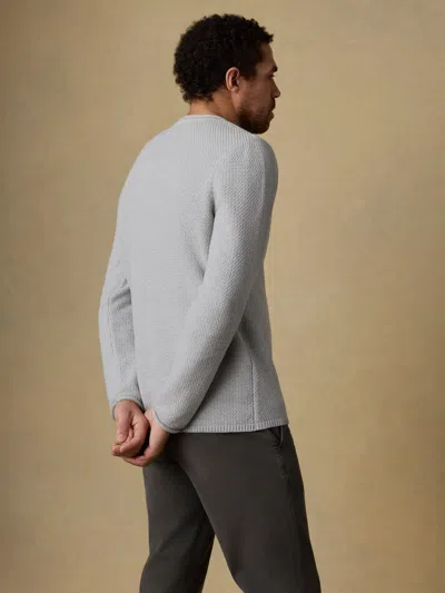 Faherty Sunwashed Dockside Sweater In Gray