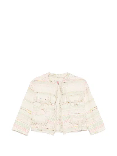 Bye Cotton Blend Short Jacket In Multi