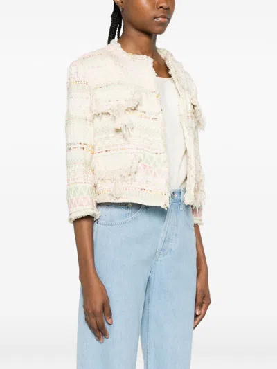 Bye Cotton Blend Short Jacket In Multi