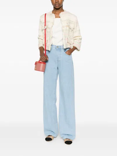 Bye Cotton Blend Short Jacket In Multi