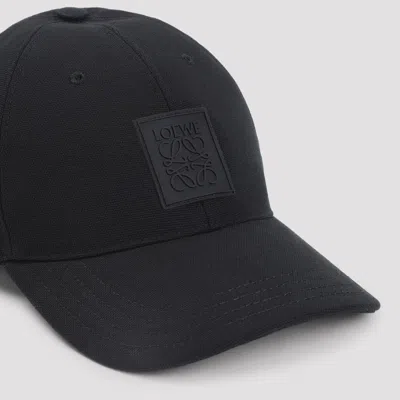 Loewe Anagram Patch Baseball Cap In Black