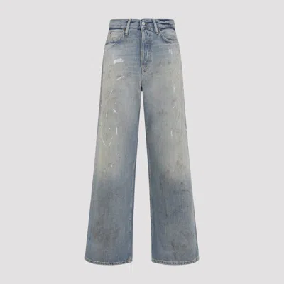 Acne Studios 1981 Distressed Jeans In Blue